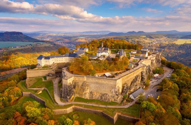 Königstein Fortress, Königstein, Saxony, Germany, Germany